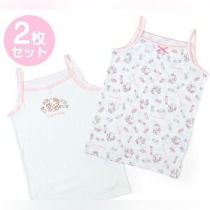 Hello Kitty Girls Camisole Top 2 Pack Set Japan Size 110 / Girls 4-5 NWT